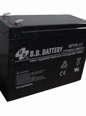 现货美国BB BP10-12 12V10AH照明电源 通讯 应急电源 音响蓄电池