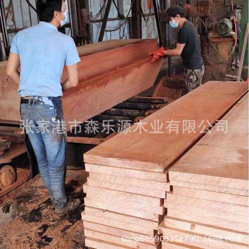 沙比利原木乌檀木材刚果沙比利沙比利菜板料规格料工艺品等