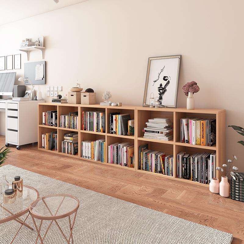 电视柜现代简约组合墙柜收纳柜小户型储物柜客厅仿实木矮书柜