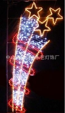 LED路灯杆亮化灯具庭院灯杆工艺灯街道图案灯节日陈美装饰灯具