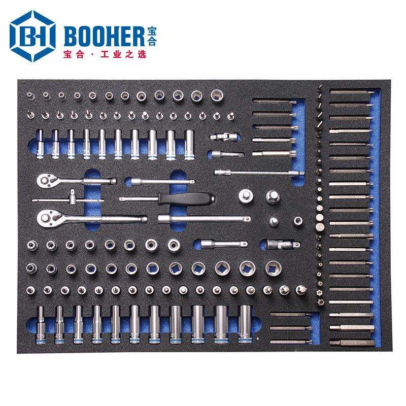 Booher宝合套装工具BH1803341152件6.3+10mm系列套筒组套