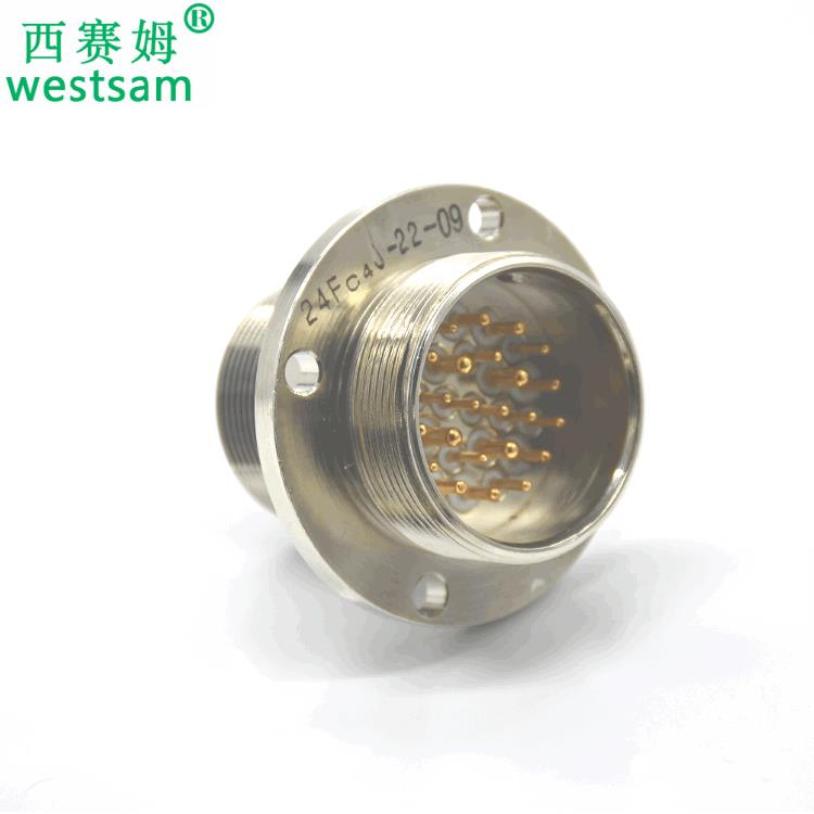 真空密封气密性高压连接器24Fc4J-22-09两端对接航空插头