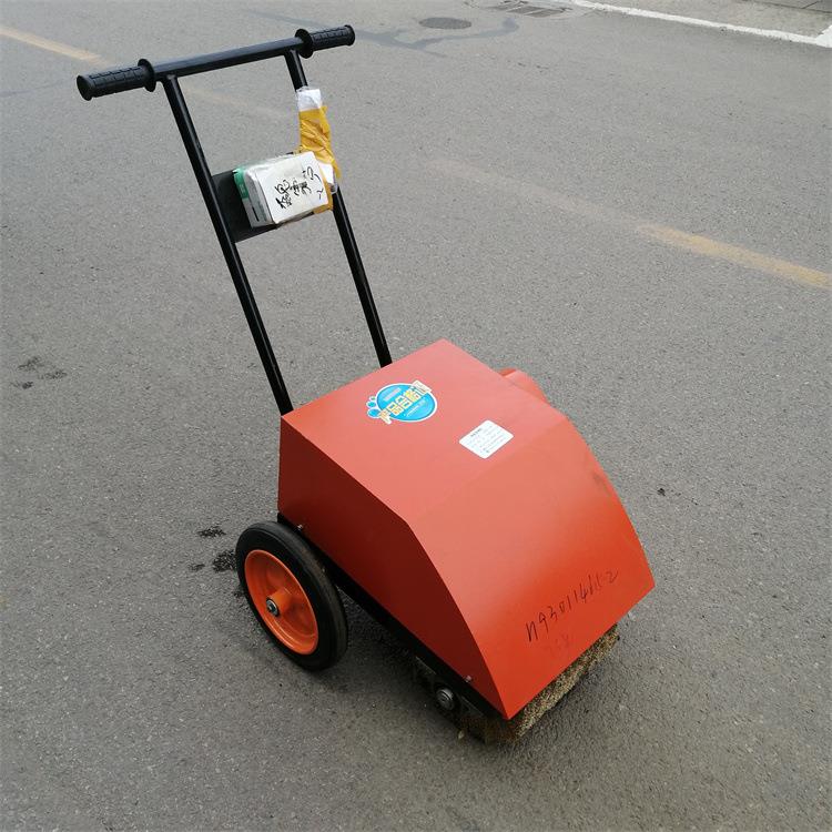 手推式钢板彩钢瓦除锈机小型电动钢结构翻新去锈钢丝轮打磨机