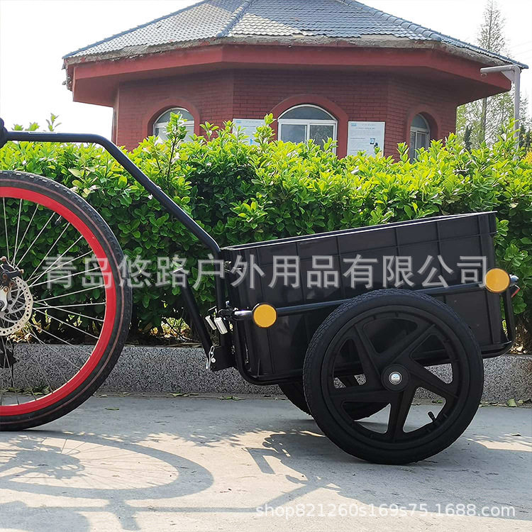 跨境工厂折叠收纳搬运手拉拖车自行车拖车搬运拖车悠路CT1012