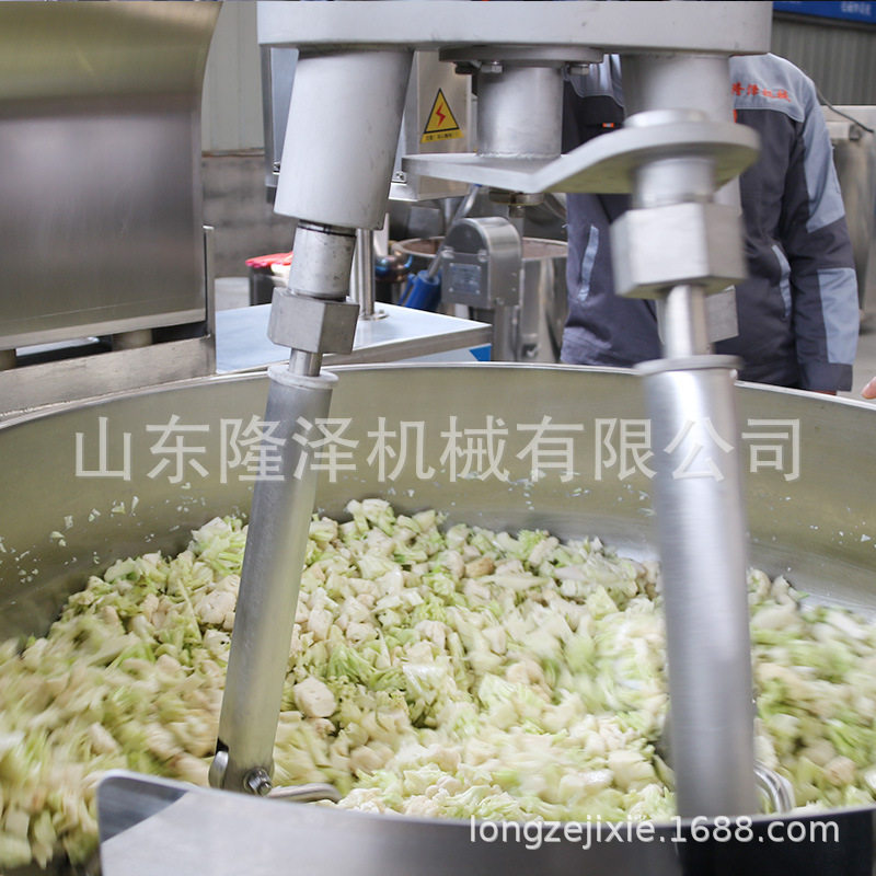 隆泽全自动行星搅拌炒菜机商用快餐炒菜机自动炒菜机器人