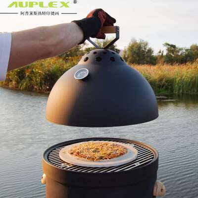 新款户外铁烤炉 多功能五合一烧烤炉 烤披萨煮茶Kamado BBQ Grill