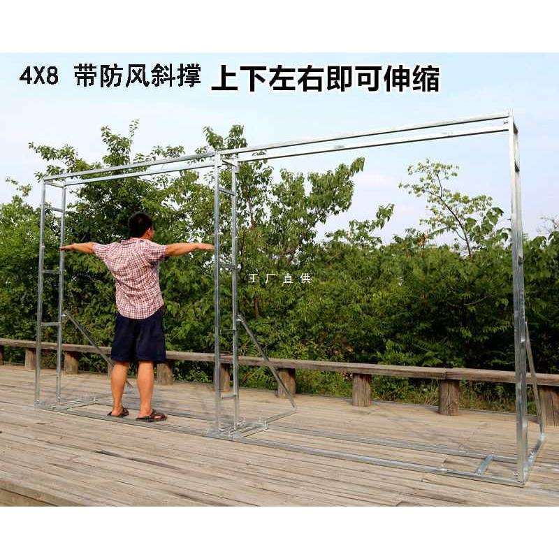 婚庆婚礼广告迎宾合影区舞台道具简易快装喷绘布伸缩桁架背景