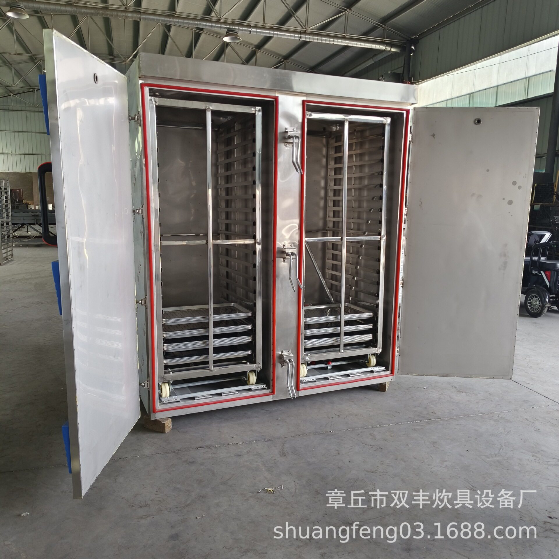 供应米饭蒸柜双门米饭蒸房蒸房厂家不锈钢米饭蒸车方盘