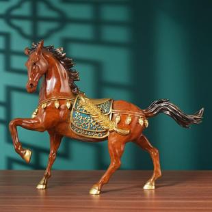 马上有钱唐马摆件工艺品彩铜家居客厅新居装饰品桌面全铜摆饰送礼