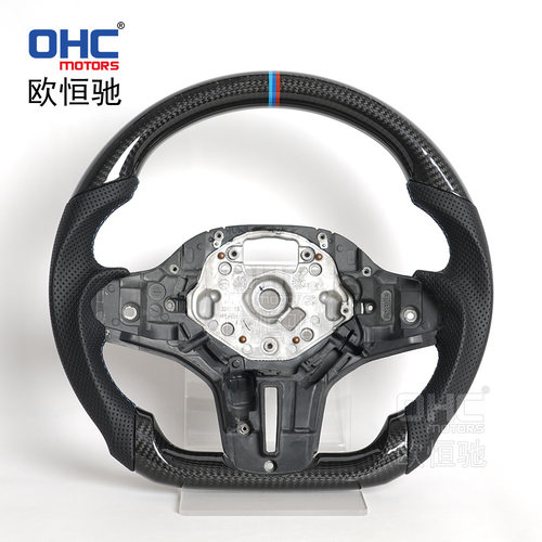 适用于18-23款德系宝马G底盘G305系改装升级带拨片孔碳纤维方向盘