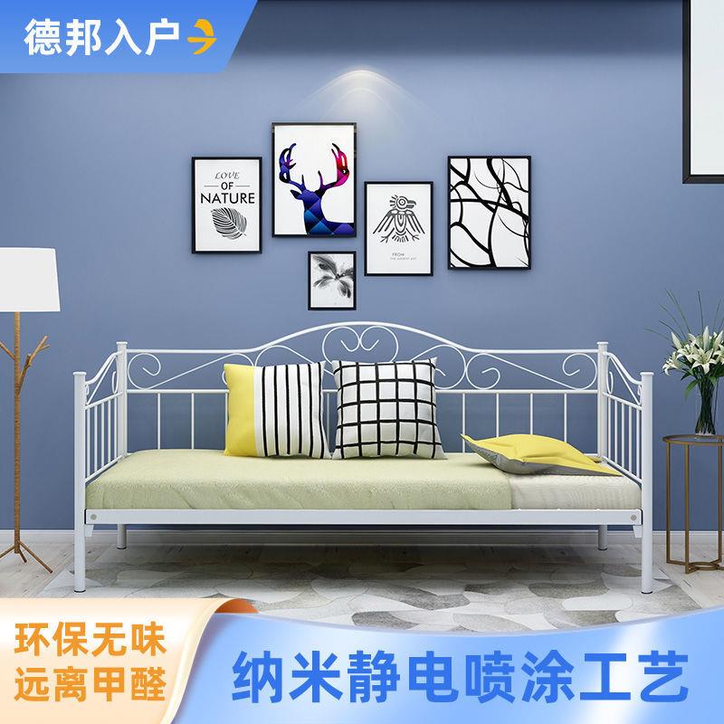 铁艺沙发床一体带护栏坐卧两用公产床简易加宽拼接儿童床热销