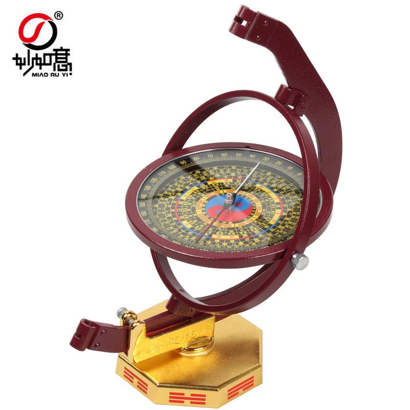 直定式矿山罗盘仪地质风水罗盘指南针台式悬挂式配底座罗经仪