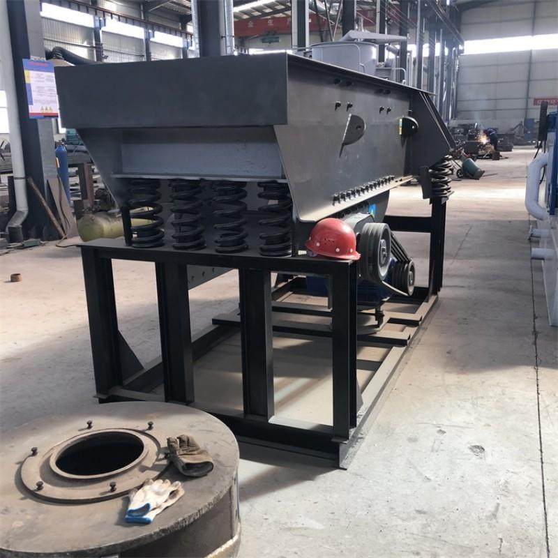 双质体震动给矿机给料均匀制砂流水线振动给料机振幅稳定直线振