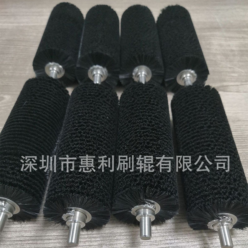 非标电子半导体除静电毛刷辊清洁除尘导电滚刷防静电抗静电刷子