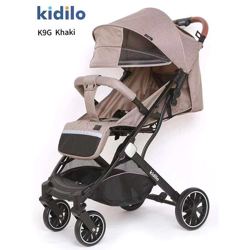 kidilo婴儿推车可坐可躺一键收车超轻便减震折叠简易新生儿童宝宝