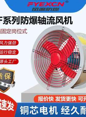 风源CBF防爆轴流风机管道岗位固定式380V工业散热排风扇通风机