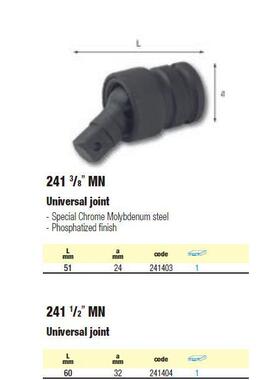 [含税]USAG乌沙克万向接头2413/81/23/41MN