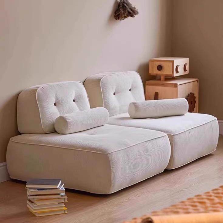 简约现代可爱豆腐块沙发家用民宿客厅榻榻米布艺沙发卧室懒人沙发