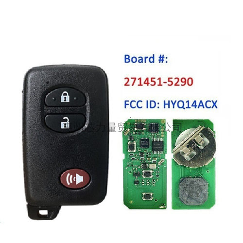 适用于丰田普锐斯10-15年314.3频率 271451-5290 FCC: HYQ14ACX