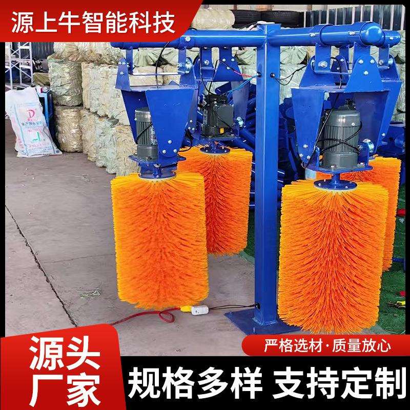养殖新款牛犊止痒电动牛体刷牛场按摩挠痒痒立式旋转按摩牛体刷