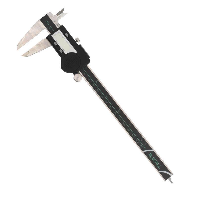 伊莱科0-200mm不锈钢电子数显游标卡尺IP54级专业测量工具200mm