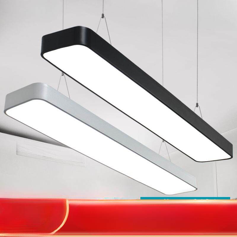LED办公室吊灯长条灯现代简约工程吊灯长方形工作办公室灯具