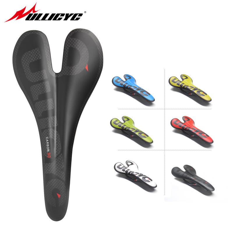 ULLICYC彩色开口坐垫超轻全碳纤维山地公路车自行车坐垫座垫鞍座