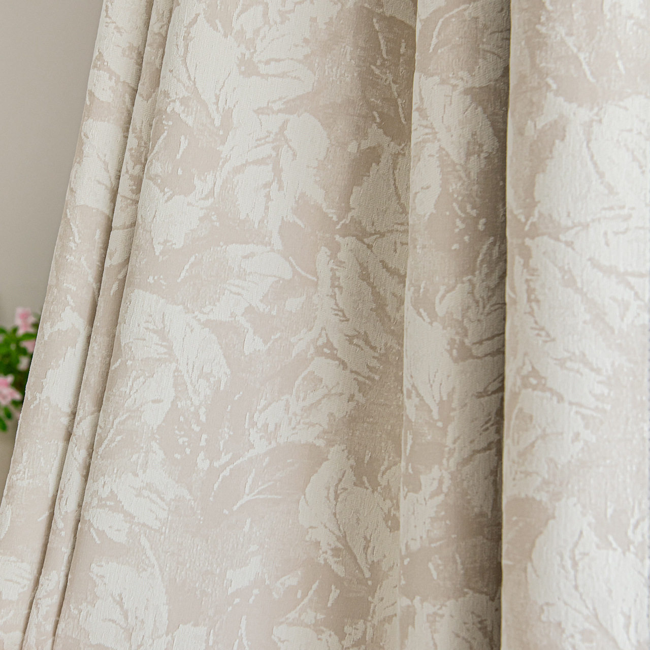 轻奢复古美式高精密浮雕高级卧室客厅飘窗雪尼尔加厚提花窗帘法式