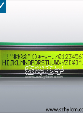 2402A液晶屏 液晶模块 2402黄绿屏黑字 厂家直销 2402显示屏