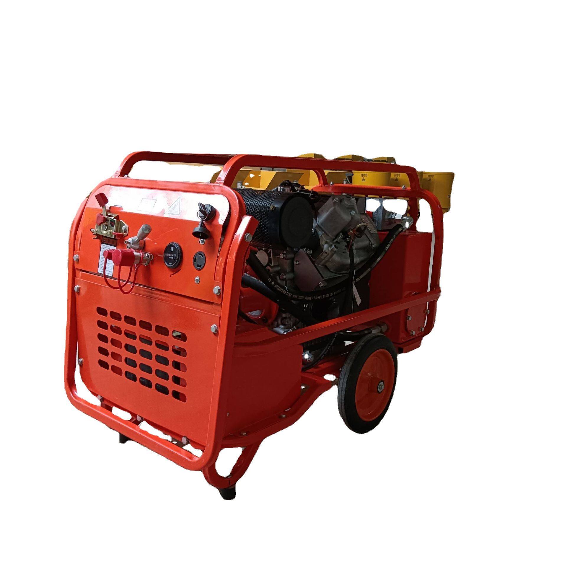 移动应急小型液压动力站 防汛清淤液压渣浆泵 4寸柴油电动动力u.