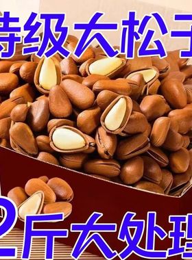 当季新货东北松子开口大红松子仁长白山坚果干果零食2024新货