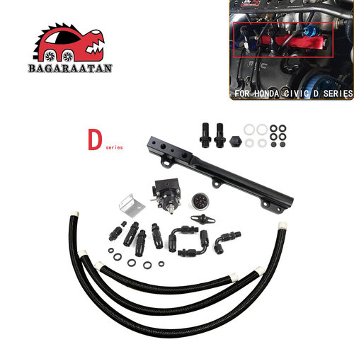 跨境改装燃油歧管FPR仪表软管适用于D系本田思域SOHC D15 D16 D17
