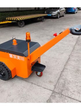 普尔夫手拉式电动牵引车ML350牵引拖钩搬运机场超市拖头平板挂车
