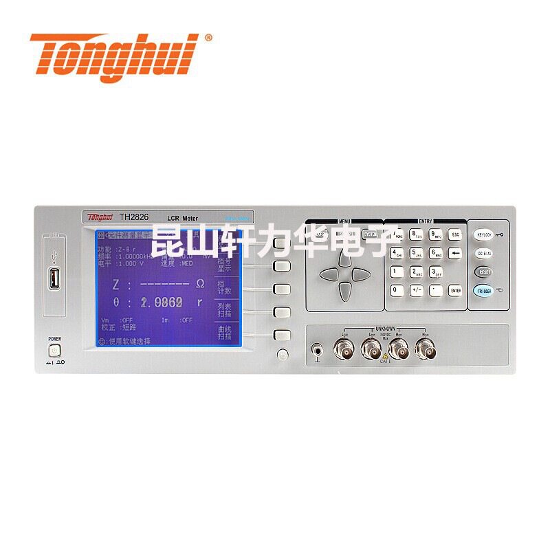 同惠TH2826高频LCR数字电桥TH2826A压电陶瓷测试5M曲线扫描图形图片