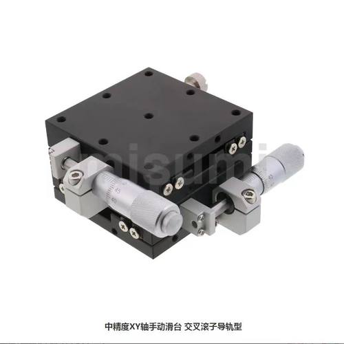 中精度XY轴手动滑台交叉滚子导轨型XYCRS60 XYCRS40 XYCRS80滑动
