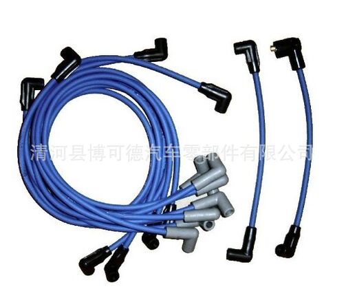 适用V8霹雳或德尔科EST船用火花塞电线组84-816608Q618MM点火线