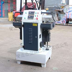 数控型双头自动烙花机门板橱柜印花成型机木线装饰线条压花机