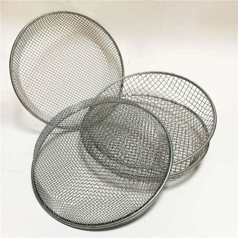 筛子家用圆形铁丝大网眼筛网板栗筛沙子石子筛玉米园艺筛山茶籽筛