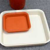 方形花盆托盘底盘加厚花托塑料拖盘方托接水托盘底座盆托接水盘