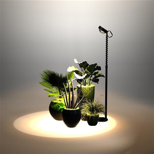 凸透镜聚光全光谱室内仿太阳光智能定时调光落地式植物生长补光灯