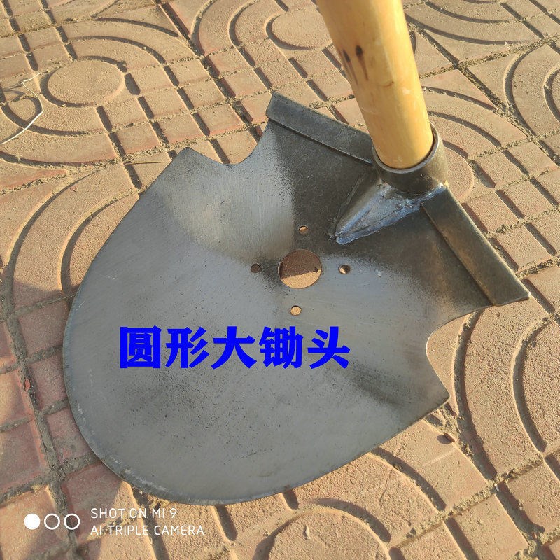 热销锄头农用农具挖地除草坎土曼锰F钢锻打园艺工具大全开 沟