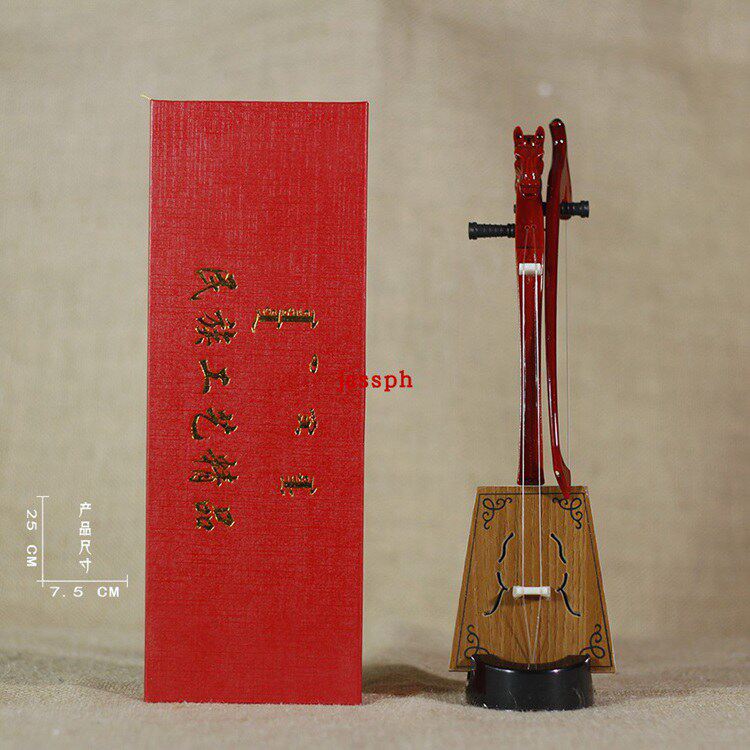 热销内蒙古工艺品马头琴蒙古族乐器模型演出道具T创意蒙古包装饰图片