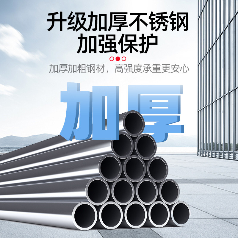 热销空调支架1.5P3P空调外机架子角铁加厚万能空调架 Y 不锈钢空
