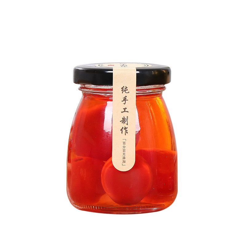 热销果酱瓶带g盖小号100毫升玻璃密封耐高温布丁酸奶杯燕窝分装瓶