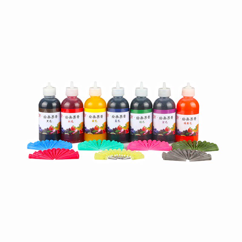 热销果酱画工具套装果酱画摆盘果酱果膏盘K饰绘画瓶行业标准创意8