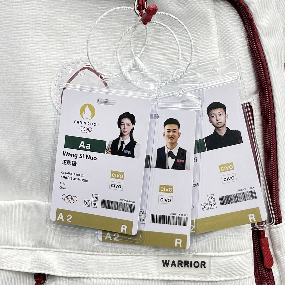 张泰艺书包挂件巴黎奥运会台球球运动员挂件高质量版球星卡礼物