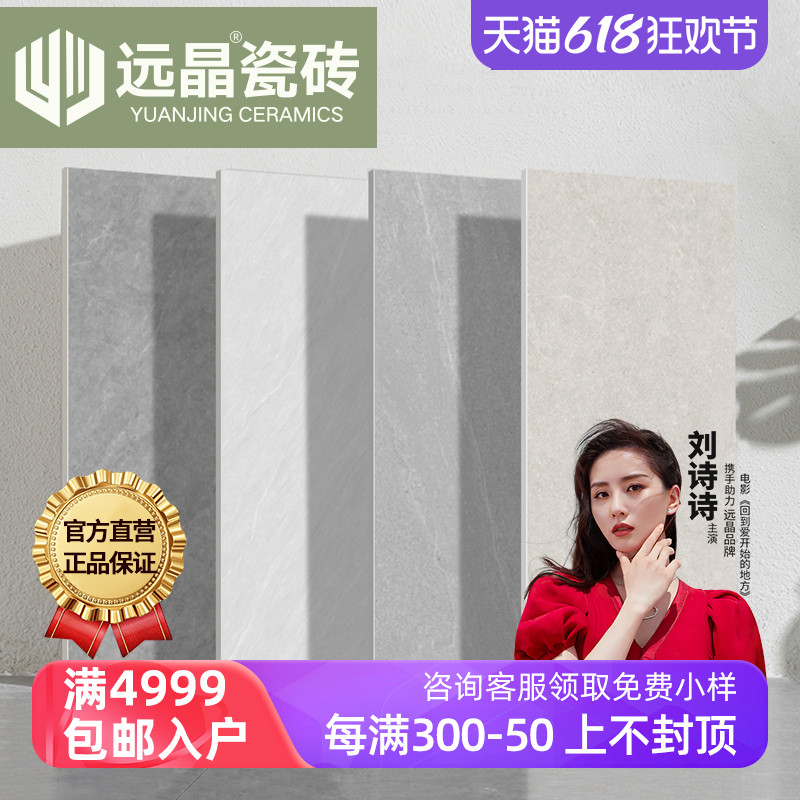 远晶 厨房卫生间300×600墙砖哑光通体仿古砖微水泥北欧简约现代