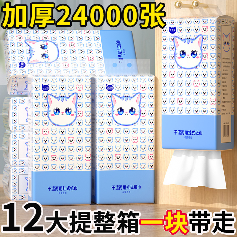 12大提悬挂式抽纸卫生纸