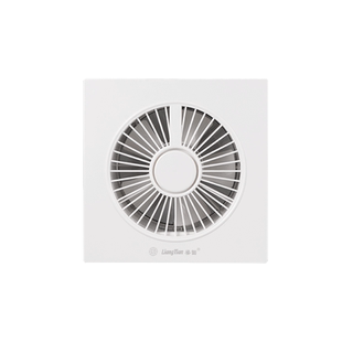 梁田排气扇圆形厕所排风扇卫生间浴室玻璃窗式通风换气扇排气 6寸