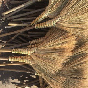 大扫把扫地学校家用金丝高粱苗老式 扫把室内清洁苕帚不沾头发